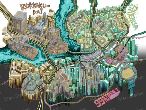 Jet Set Radio Future Map
